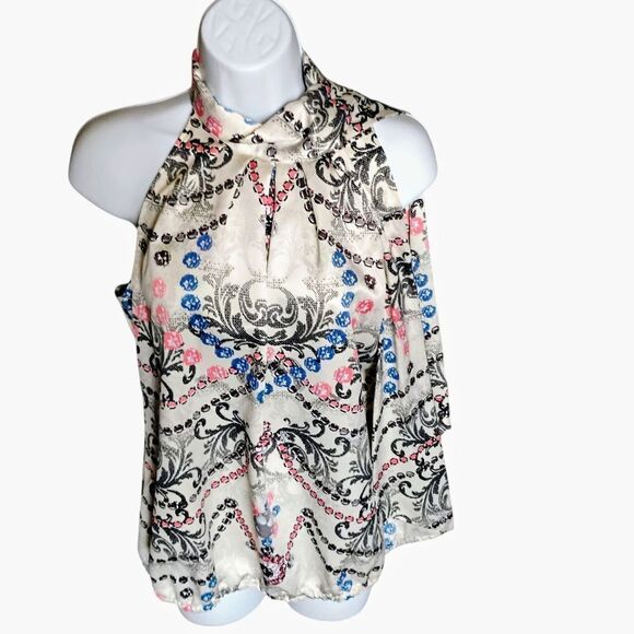 Gorgeous Sunny Leigh Necktie Detal Halter Top Size XL - Picture 14 of 16